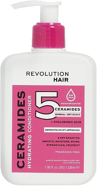 Кондиціонер для волосся - Revolution Haircare 5 Ceramides + Hyaluronic Acid Hydrating Conditioner — фото N1