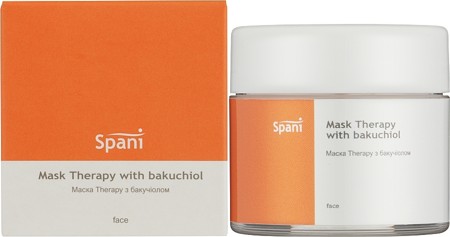 Регенерирующая маска с бакучиолом, пробиотиком и пантенолом для лица - Spani Mask Therapy with Bakuchiol  — фото N2
