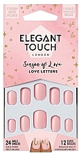 Парфумерія, косметика Накладні нігті - Elegant Touch Season of Love Love Letters False Nails