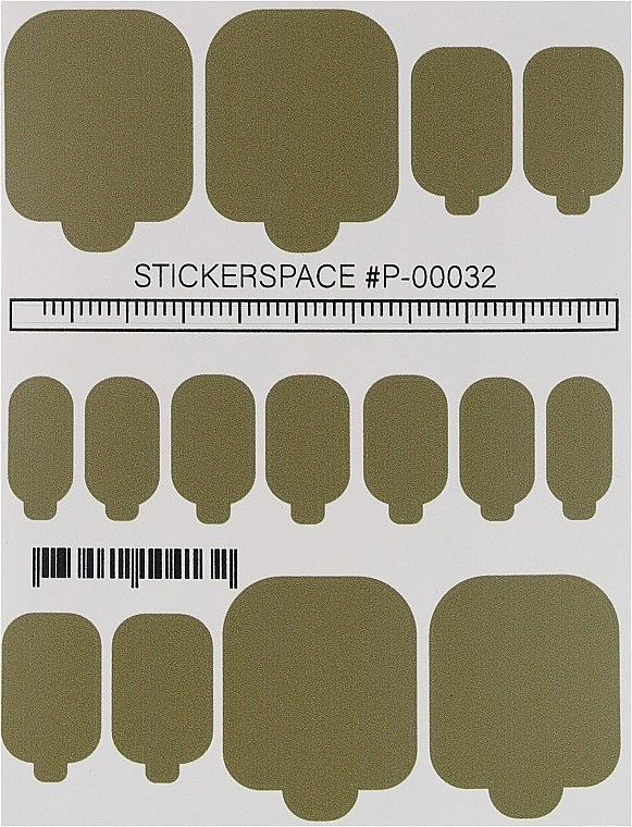 Дизайнерські наклейки для педикюру "Wraps P-00032" - StickersSpace — фото N1