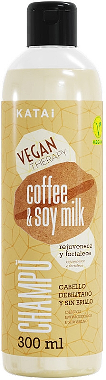 Шампунь для ослабленого й тьмяного волосся - Katai Vegan Therapy Coffee & Soy Milk — фото N1