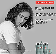 Щоденний очищуючий шампунь-ванна для укріплення ослабленого тонкого волосся чоловіків - Genesis Homme Bain de Force Quotidien — фото N4
