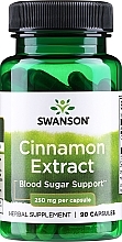 Парфумерія, косметика Харчова добавка "Екстракт кориці", 250mg - Swanson Cinnamon Extract