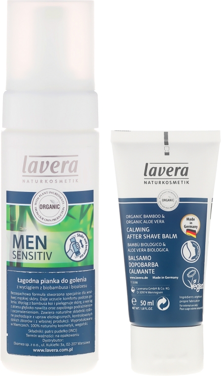 Набір - Lavera (foam/150ml + ash/balm/50ml) — фото N2