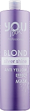 Маска від жовтизни - You look Professional Silver Shine Mask — фото N1