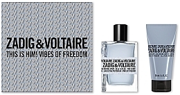 Духи, Парфюмерия, косметика Zadig & Voltaire This Is Him! Vibes Of Freedom - Набор (edt/50ml + shower/gel/50ml)