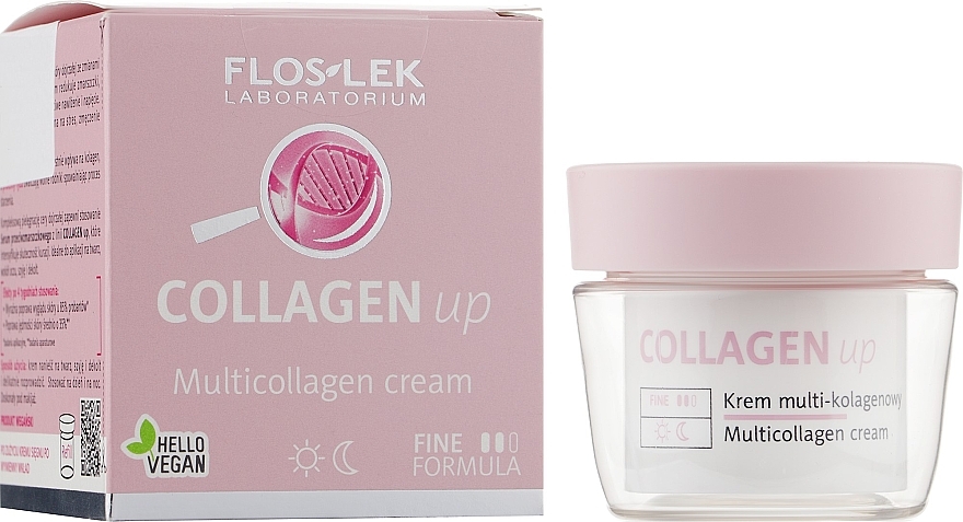 Крем для лица мультиколлагеновый 60+ - Floslek Collagen Up Multi-collagen Cream 60+