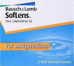 Торичні контактні лінзи S66T 8.5, -2.25, 20, 6 шт. - Bausch & Lomb SofLens Toric — фото N1