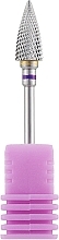 Парфумерія, косметика Насадка для фрезера твердосплав (ST-2XF) Flame, фіолетова - Vizavi Professional