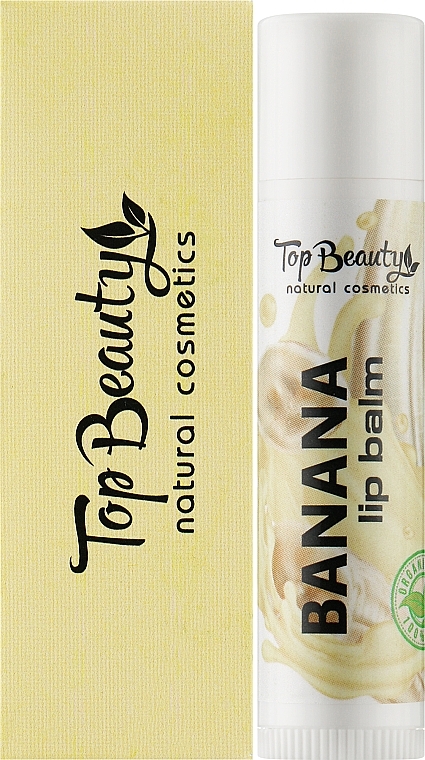 Бальзам для губ с ароматом банана - Top Beauty Lip Balm  — фото N2