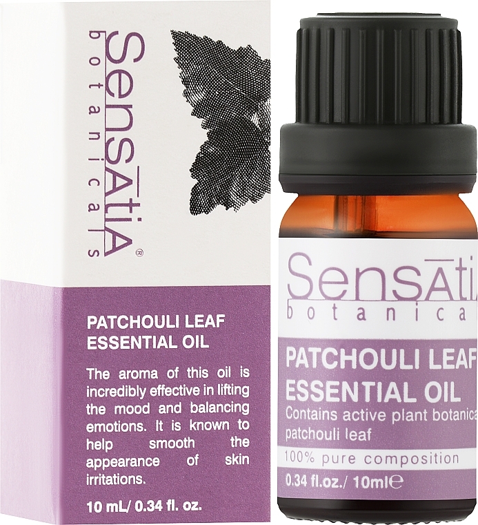 Эфирное масло "Пачули" - Sensatia Botanicals Patchouli Leaf Essential Oil — фото N2