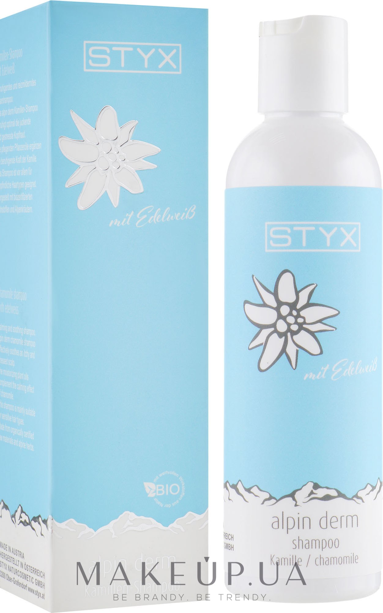 Шампунь для волосся "На кобилячому молоці", з ромашкою - Styx Alpin Derm Chamomile Shampoo — фото 200ml