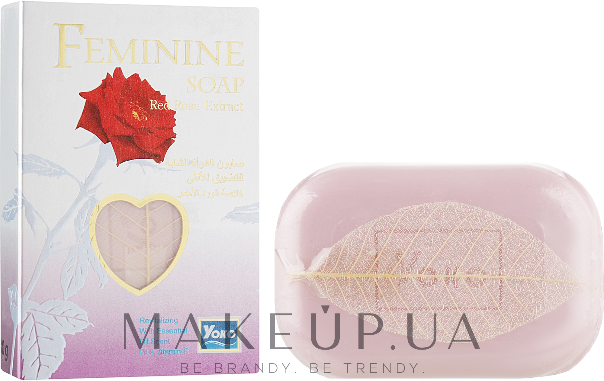 Мыло для интимной гигиены с маслом розы и витамином Е - Yoko Feminine Soap — фото 80g