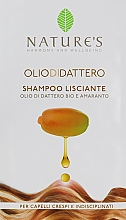 Парфумерія, косметика Шампунь для випрямлення волосся - Nature's Oliodidattero Straightening Shampoo (пробник)
