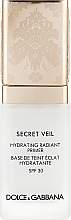 Парфумерія, косметика Зволожувальний праймер з ефектом сяяння - Dolce & Gabbana Secret Veil Hydrating Radiant Primer (тестер)