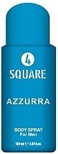 4 Square Azzura For Men - Парфумований дезодорант-спрей — фото N1