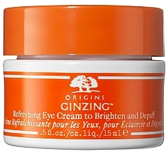 Освіжальний крем для контуру очей, теплий відтінок - Origins Ginzing Refreshing Eye Cream Warmer Shade — фото N1