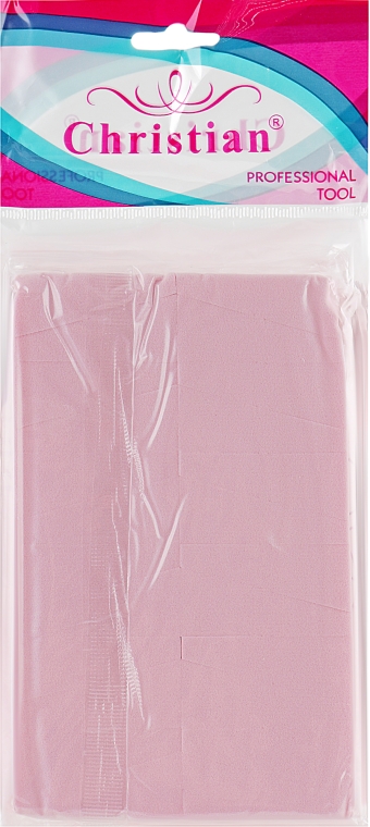 Набор спонжей CSP-701, мелкопористый латекс, розовый - Christian — фото N1