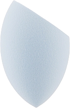 Спонж для макіяжу з плоским зрізом, блакитний - Ilu Sponge Olive Cut Blue — фото N1