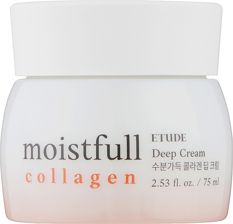 Крем для обличчя зволожувальний з колагеном - Etude House Moistfull Collagen Deep Cream — фото N1