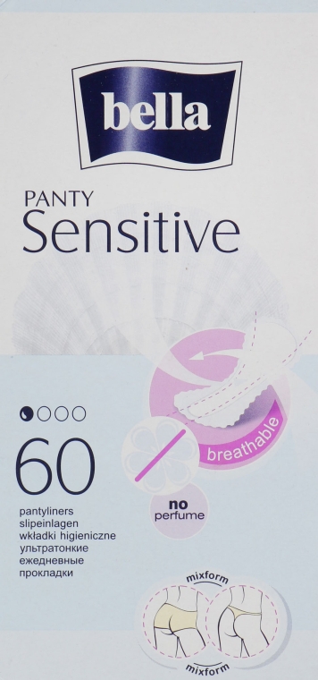 Прокладки Panty Sensitive, 60шт - Bella — фото N1