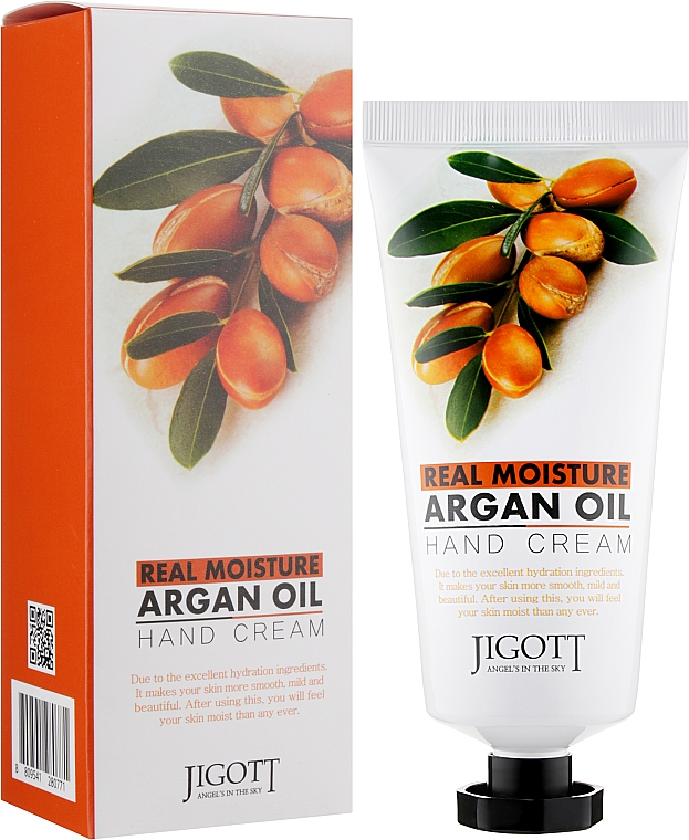 Крем для рук с аргановым маслом - Jigott Real Moisture Argan Oil Hand Cream — фото N2