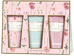 Набор - Baylis & Harding Royale Garden Rose, Poppy & Vanilla Luxury Hand Treats Gift Set (h/cr/3x50ml) — фото N1