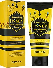 Духи, Парфюмерия, косметика Пенка для лица с экстрактом меда - FarmStay Refreshing Honey Deep Cleansing Foam