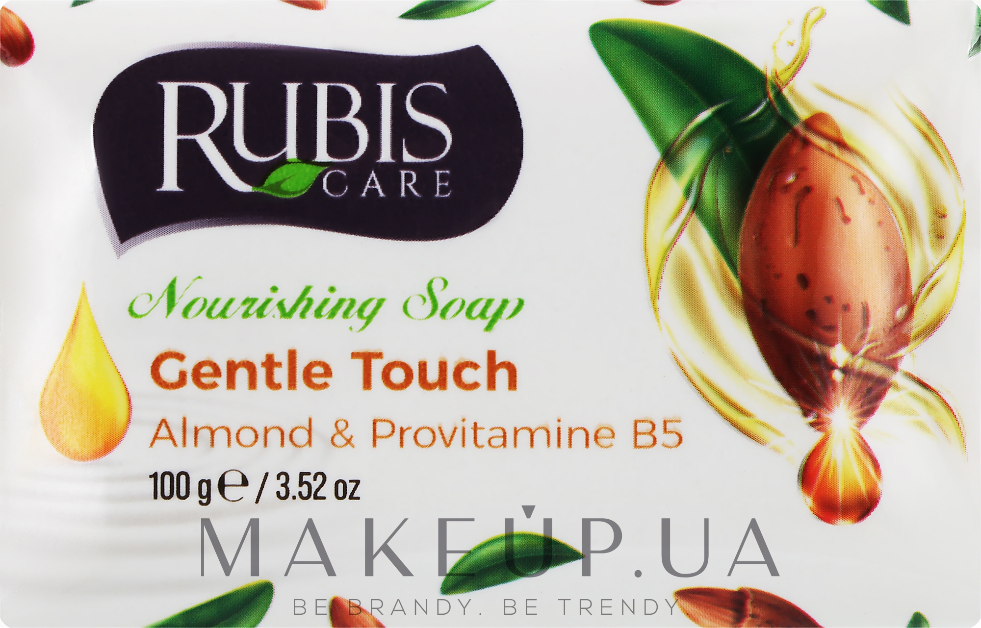 Мыло "Нежное прикосновение" в бумажной упаковке - Rubis Care Gentle Touch Noutishing Soap — фото 100g