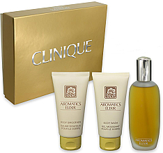 Парфумерія, косметика Clinique Aromatics Elixir - Набір (parfum/100ml + b/lot/75ml+sh/gel/75/ml)