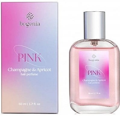 Парфюм для волос - Bogenia Pink Champagne & Apricot Hair Perfume — фото N1