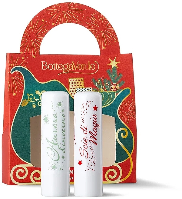 Набор - Bottega Verde Christmas Limited Edition (lip/balm/4g*2) — фото N1