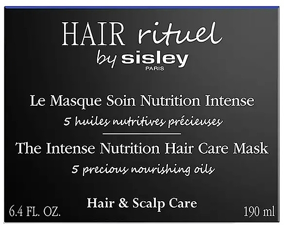 Маска для інтенсивного живлення волосся - Sisley Hair Rituel The Intense Nutrition Hair Care Mask — фото N2