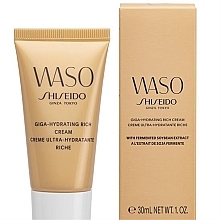 Духи, Парфюмерия, косметика Увлажняющий крем для лица, туба - Shiseido Waso Giga-Hydrating Rich Cream