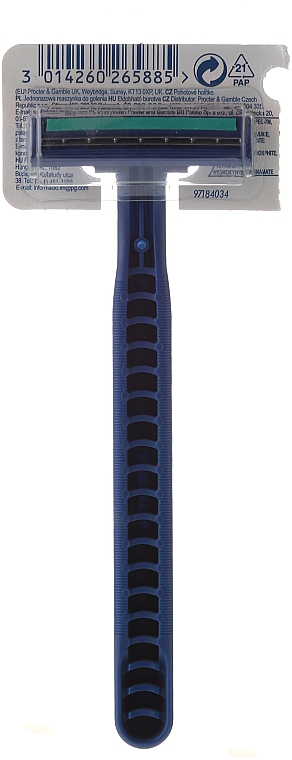 Одноразовый станок для бритья, 1 шт - Gillette Blue II Plus — фото N2