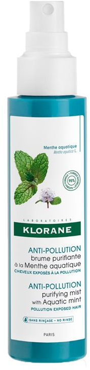Очищувальний серпанок для волосся - Klorane Aquatic Mint — фото N1
