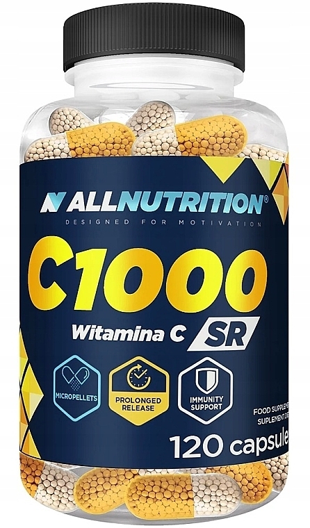 Пищевая добавка "Витамин С", в капсулах с микрогранулами - Allnutrition C1000 Vitamin C SR — фото N1