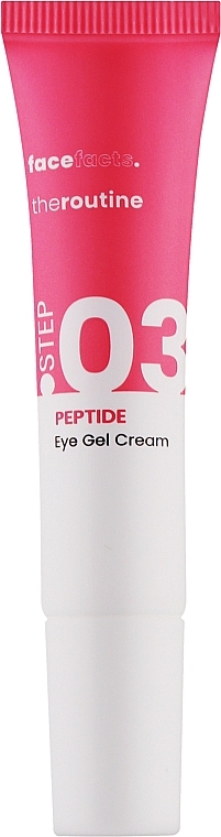Крем-гель для шкіри навколо очей із пептидами - Face Facts The Routine Step.03 Peptide Eye Gel Cream — фото N1