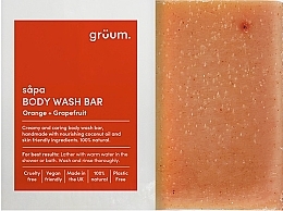 Мило для тіла з апельсином і грейпфрутом - Gruum Sapa Body Bar Orange & Grapefruit — фото N1