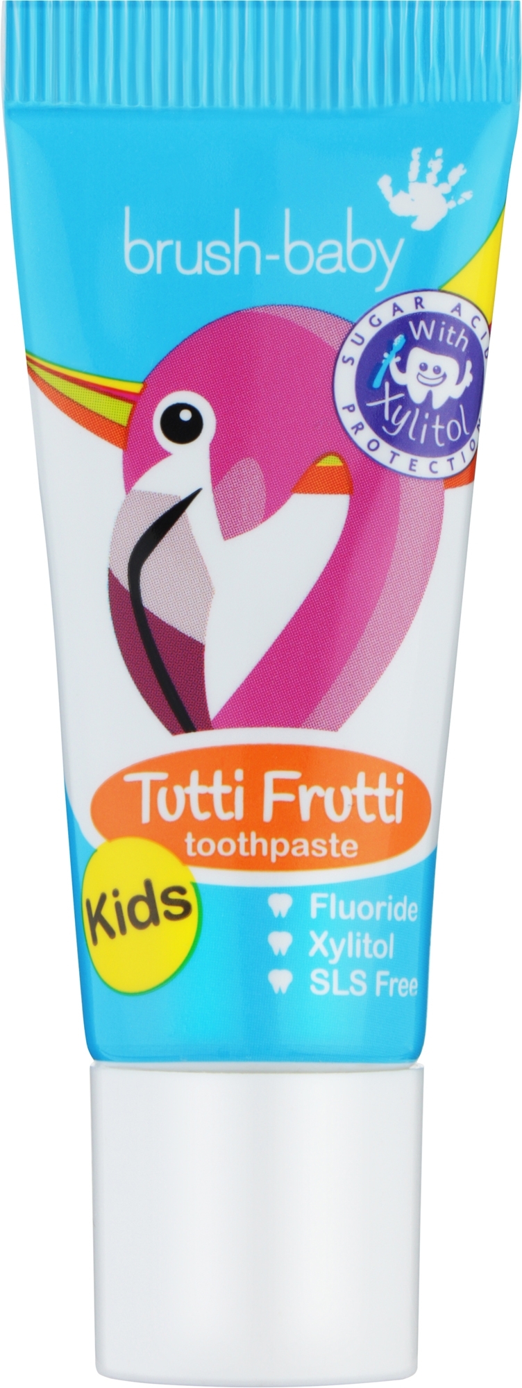 Детская зубная паста "Tutti Frutti", 3-6 лет - Brush-Baby Toothpaste (мини) — фото 12ml