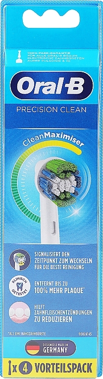 Сменная насадка для электрической зубной щетки, 4 шт. - Oral-B Precision Clean Maximizer — фото N1