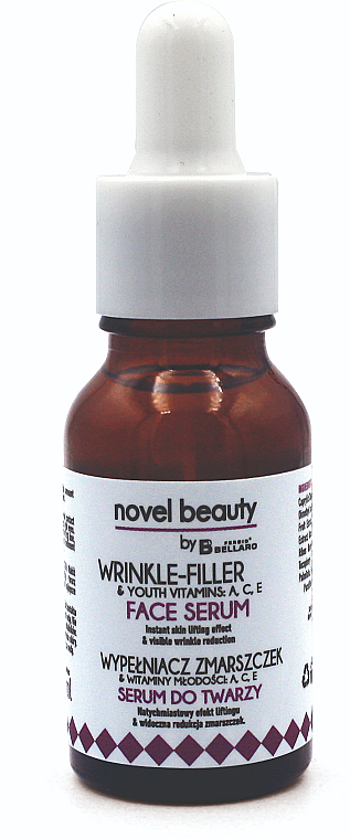 Сыворотка для лица "Заполнитель морщин" - Fergio Bellaro Novel Beauty Wrinkle-Filler Face Serum — фото N1