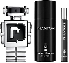 Paco Rabanne Phantom - Набор (edt/100ml + edt/10ml + deo/150ml) — фото N2