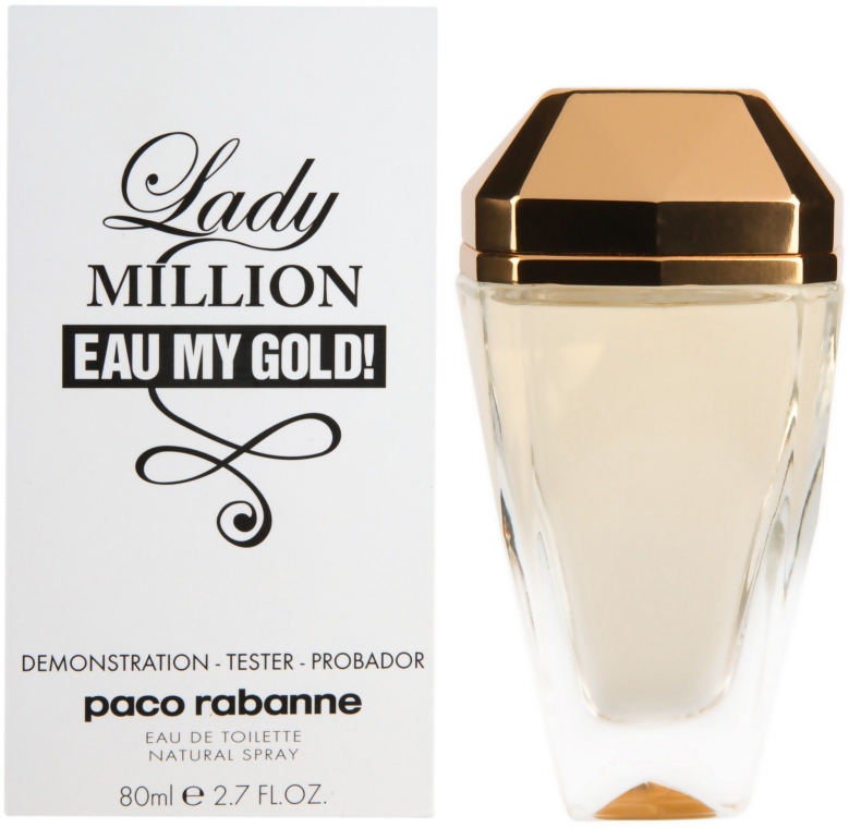 Paco Rabanne Lady Million Eau My Gold - Туалетна вода (тестер з кришечкою) — фото N5