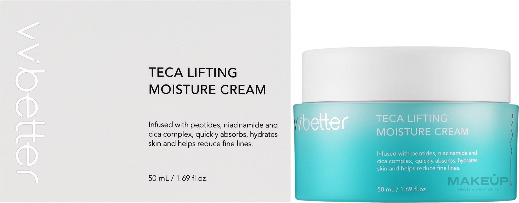 Увлажняющий крем с пептидами - Vvbetter Teca Lifting Moisture Cream — фото 50ml