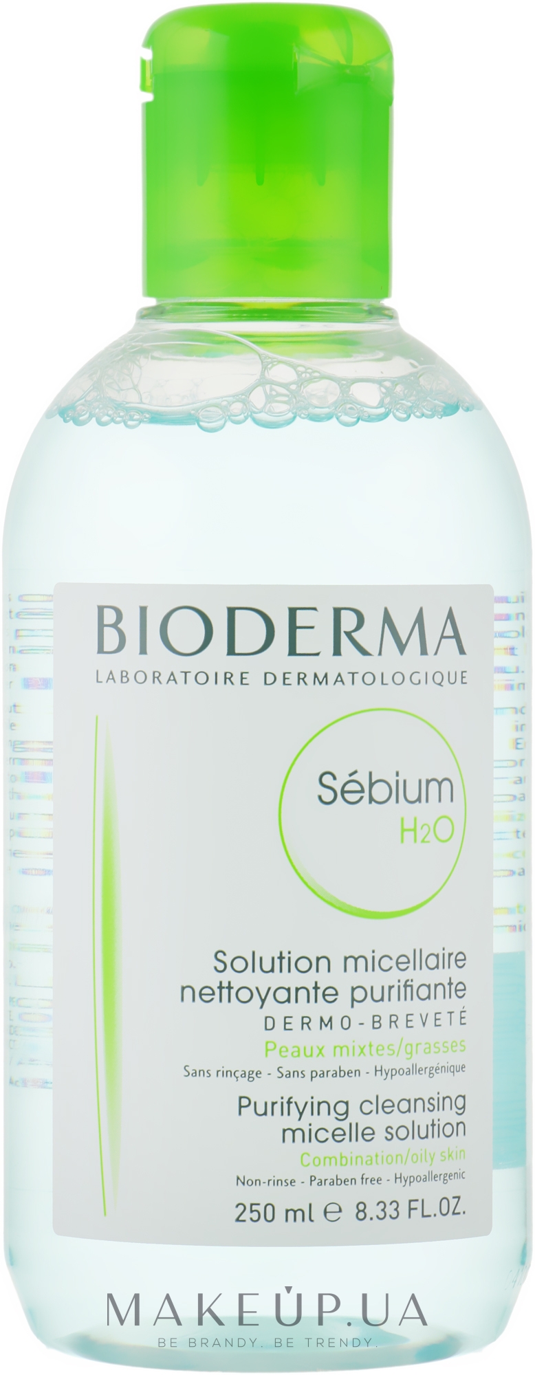 Мицеллярный лосьон - Bioderma Sebium H2O Micellaire Solution — фото 250ml