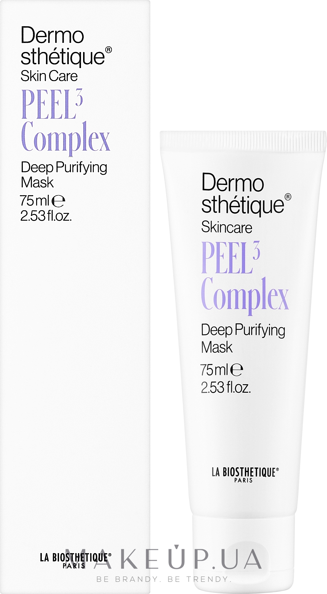 Глибоко очищувальна маска для обличчя - La Biosthetique Dermosthetique Peel3 Complex Deep Purifying Mask — фото 75ml