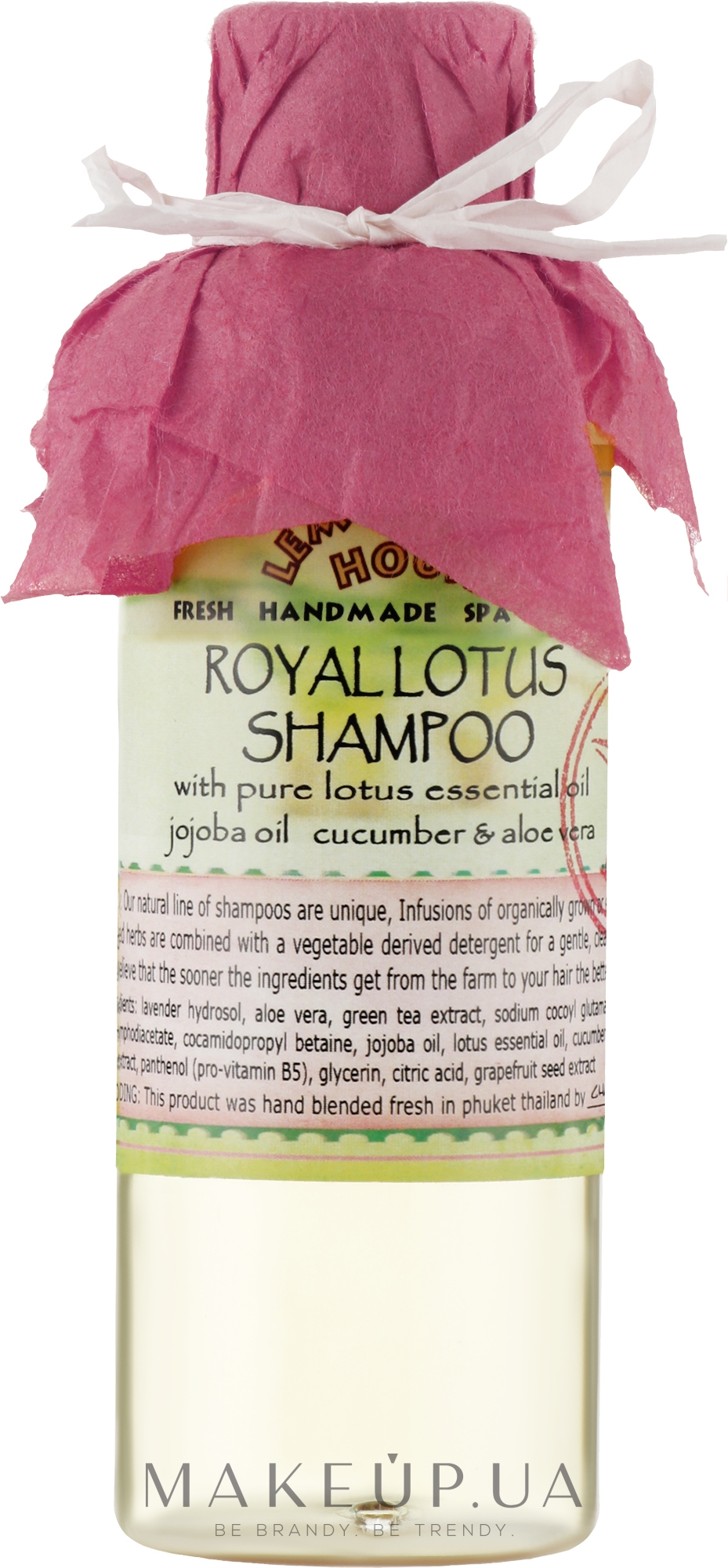 Шампунь "Королевский лотос" - Lemongrass House Royal Lotus Shampoo — фото 120ml
