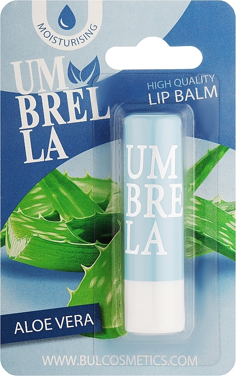 Бальзам для губ у блістері "Алое вера" - Umbrella High Quality Lip Balm Aloe Vera — фото N1