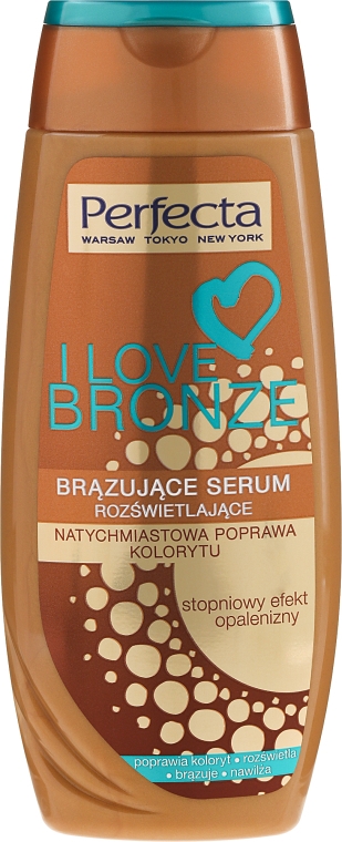 Сыворотка для тела бронзирующая - Perfecta I Love Bronze Serum — фото N1
